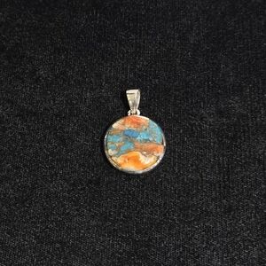 Spiny Oyster Arizona Turquoise Pendant #991